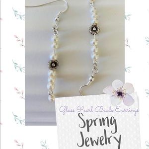 Glass Pearl Earrings